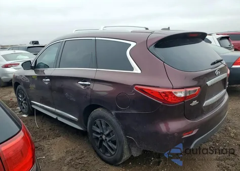 2013 Infiniti Jx35 Base z USA, uszkodzony, nr VIN 5N1AL0MN2DC326660